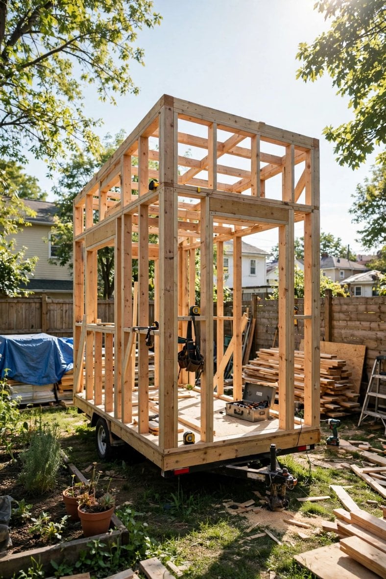Tiny house HELOC — home equity draws matched to the true cost of the build