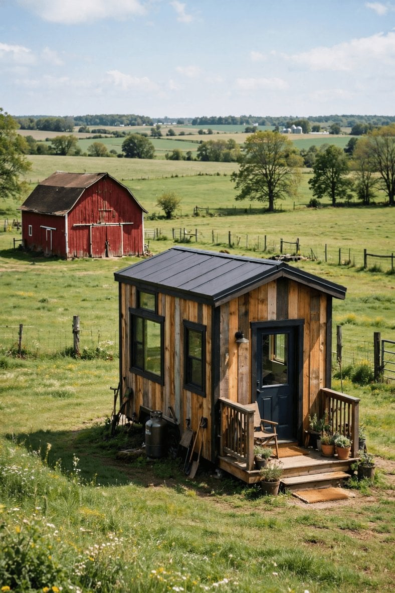 Tiny house laws in Maryland — second summary graphic with Maryland placement and permit reminders