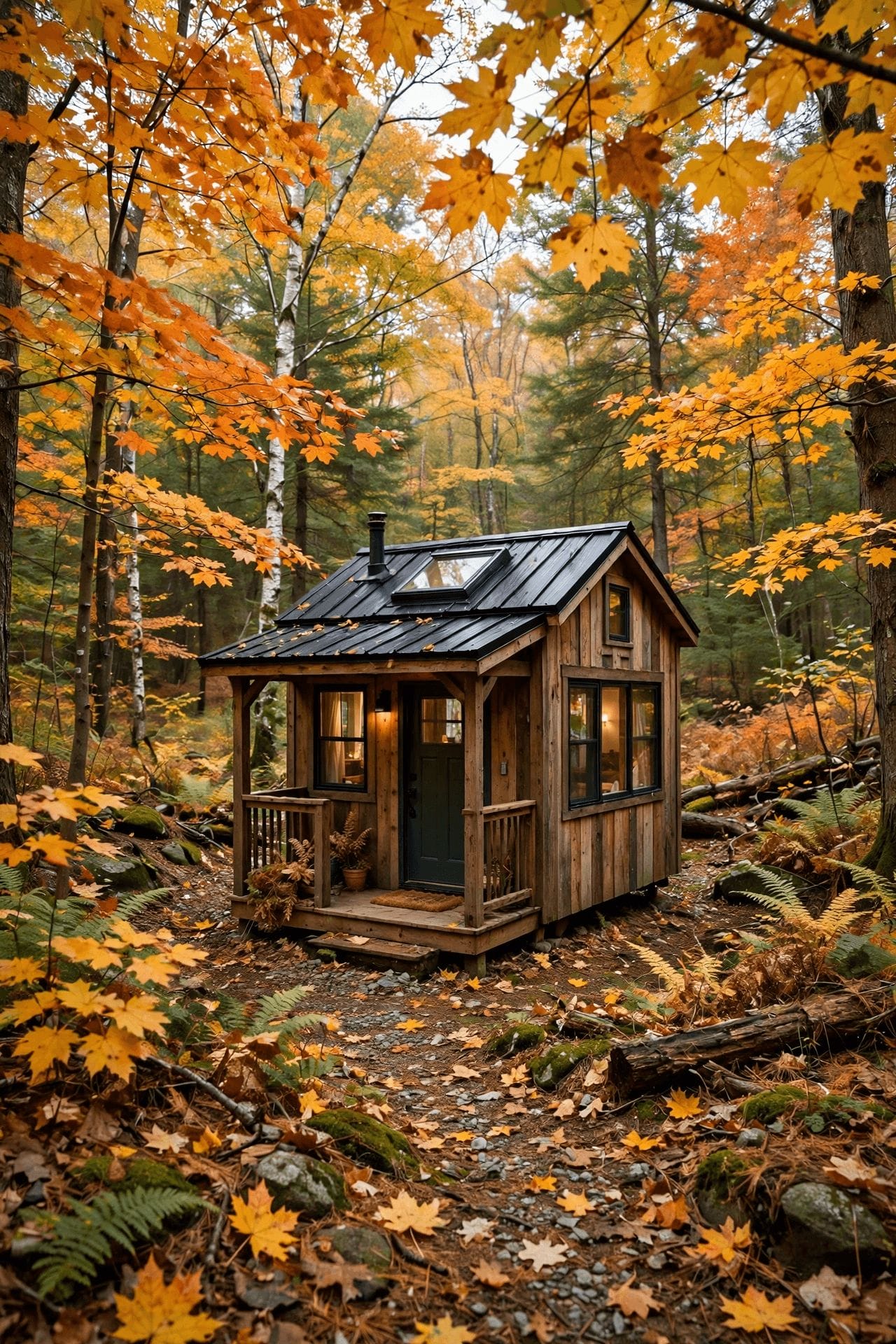Tiny house laws in Michigan — summary graphic covering Michigan township zoning, codes and legal places to live