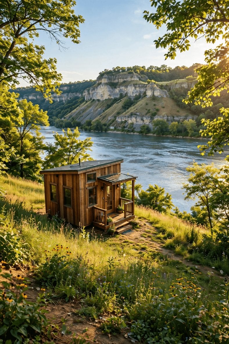 Tiny house laws in Missouri — second summary graphic with Missouri placement and permit reminders