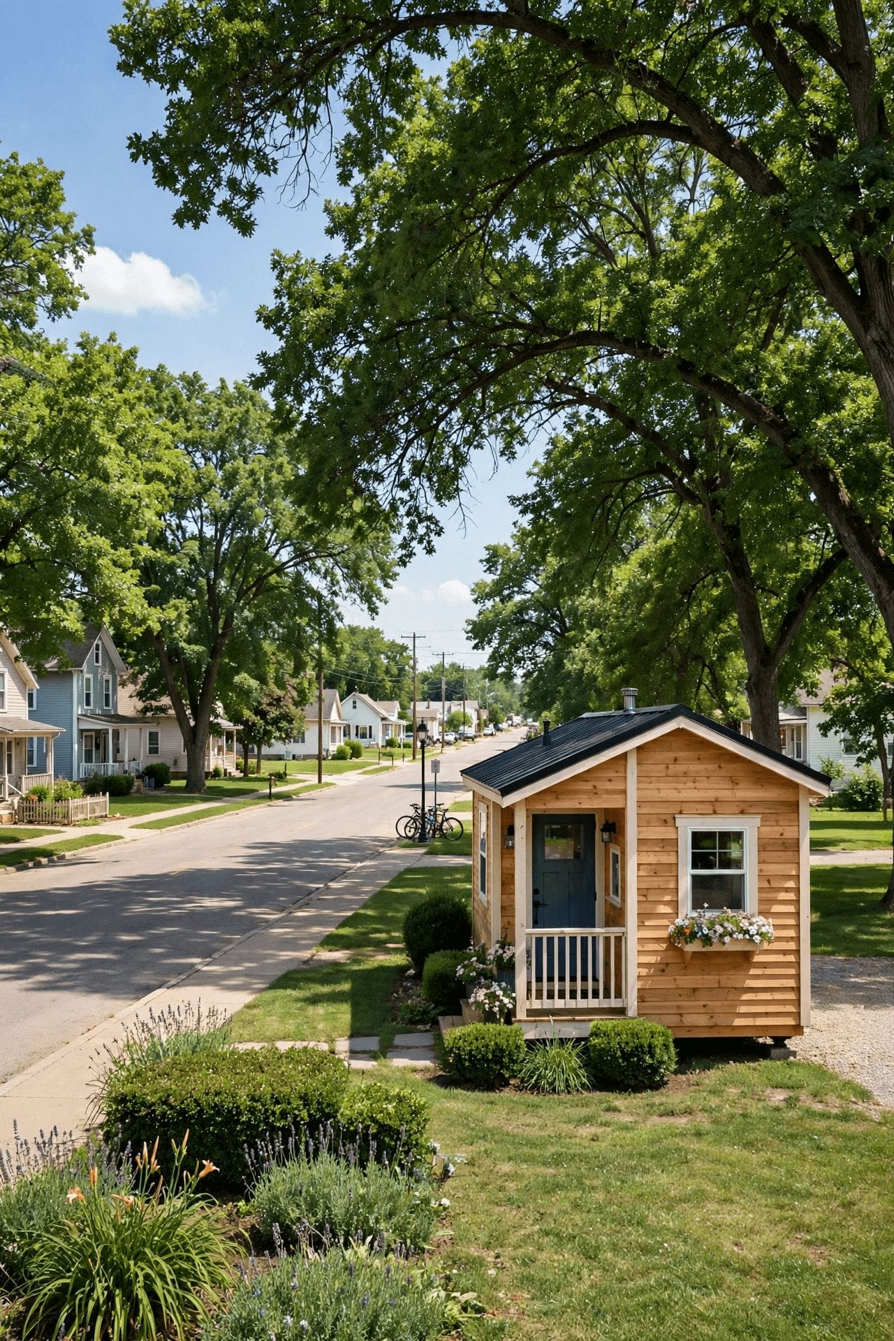 Tiny house laws in Nebraska — second summary graphic with Nebraska placement and permit reminders