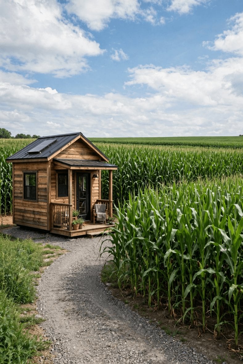 Tiny house laws in Nebraska — summary graphic covering Nebraska zoning, codes and legal places to live