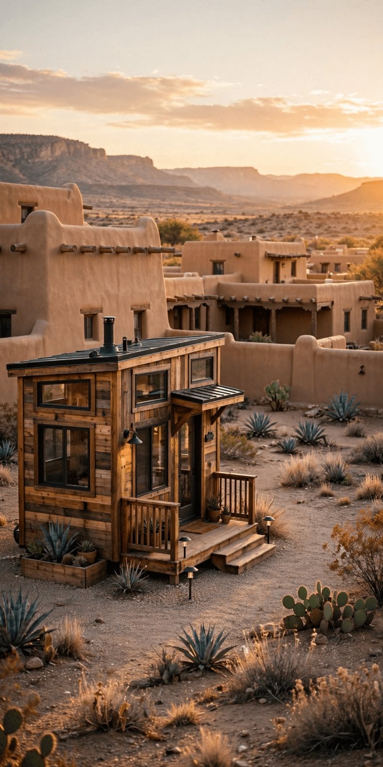 Tiny house laws in New Mexico — second summary graphic with New Mexico placement and permit reminders