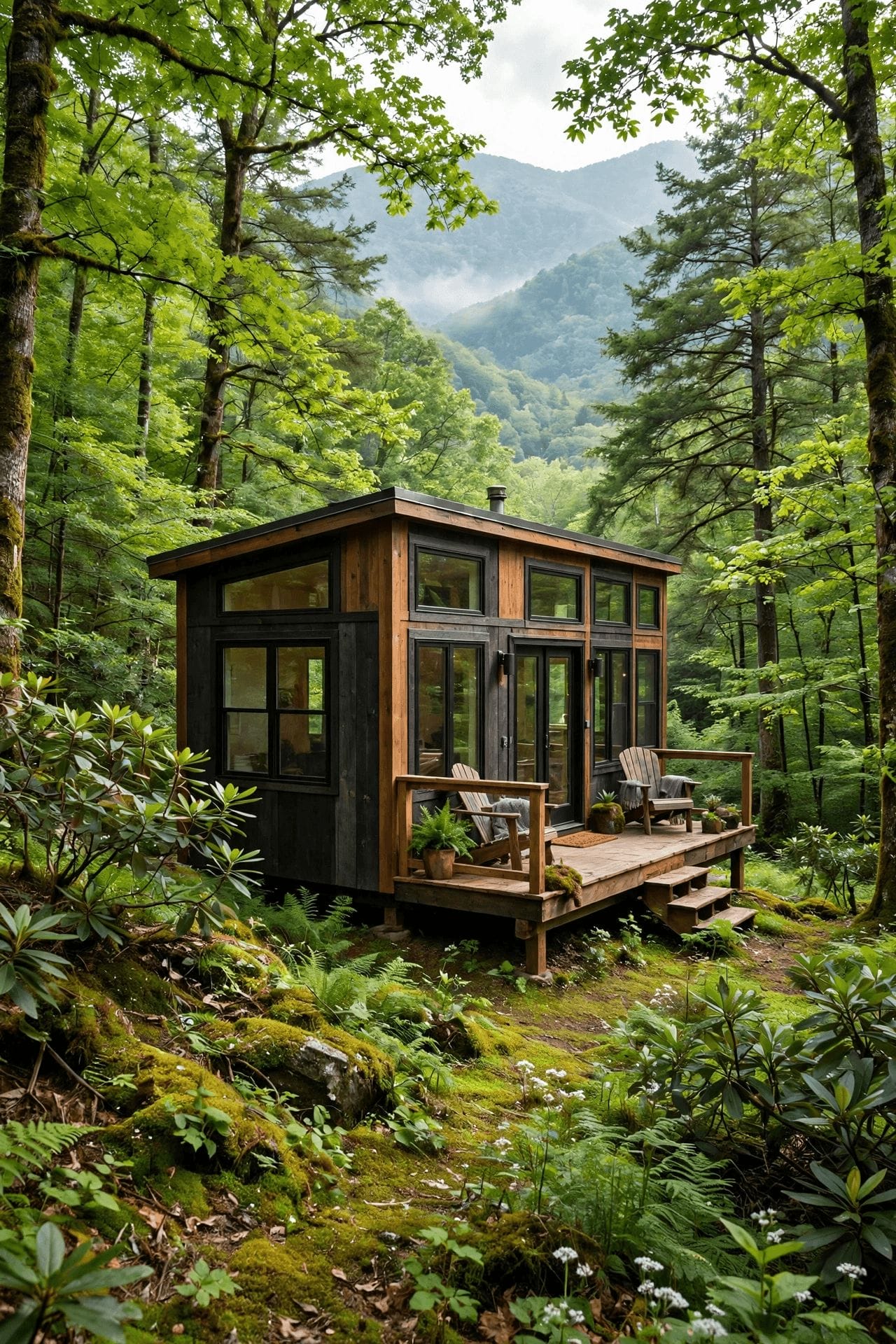 Tiny house laws in North Carolina — summary graphic covering North Carolina zoning, codes and legal places to live