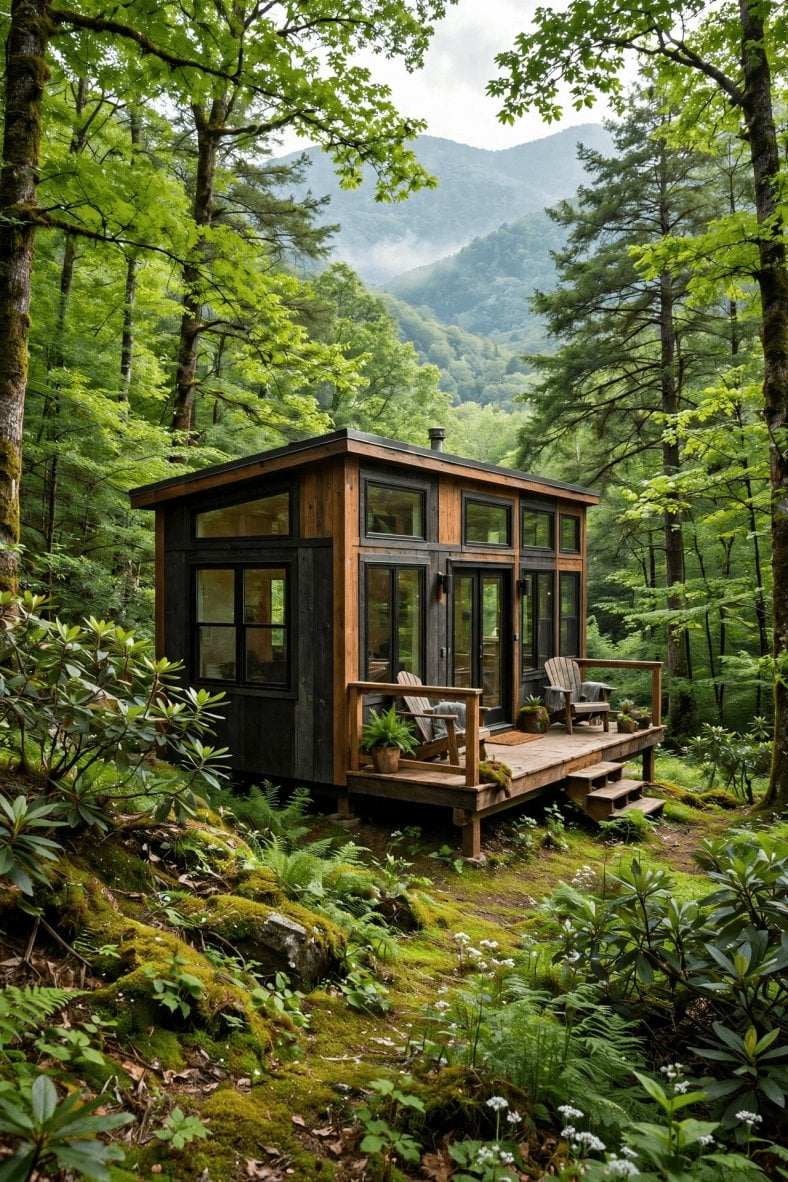 Tiny house laws in North Carolina — summary graphic covering North Carolina zoning, codes and legal places to live