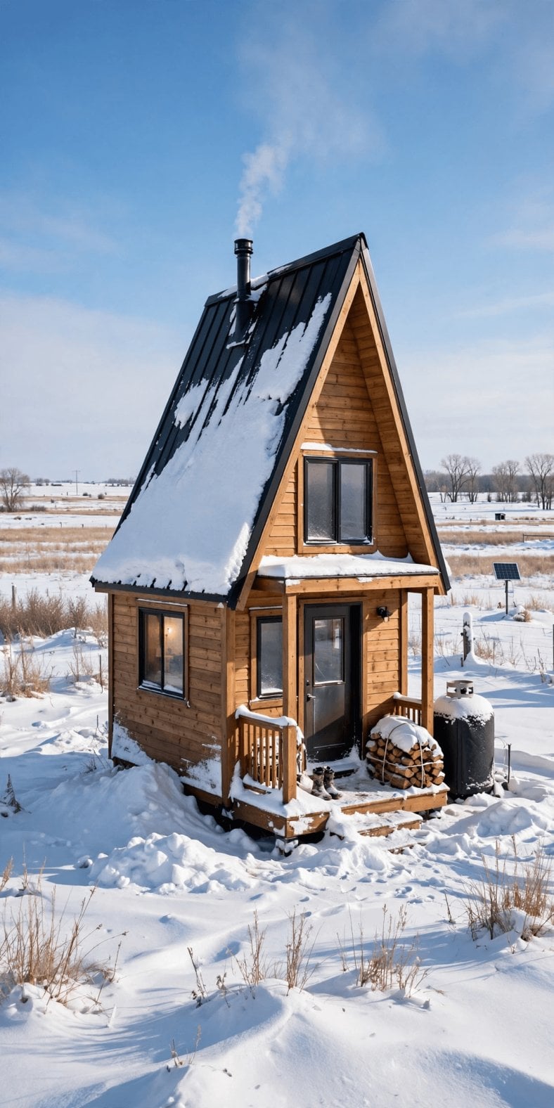 Tiny house laws in North Dakota — summary graphic covering North Dakota zoning, codes and legal places to live