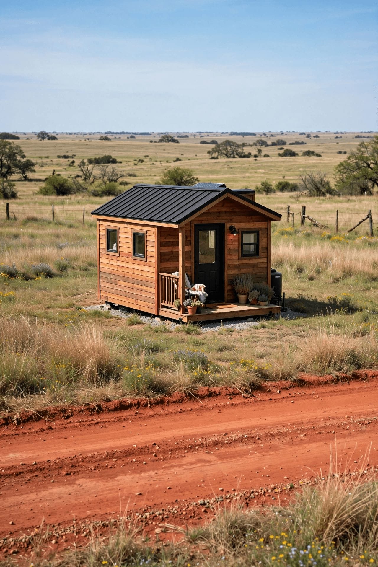 Tiny house laws in Oklahoma — summary graphic covering Oklahoma zoning, codes and legal places to live