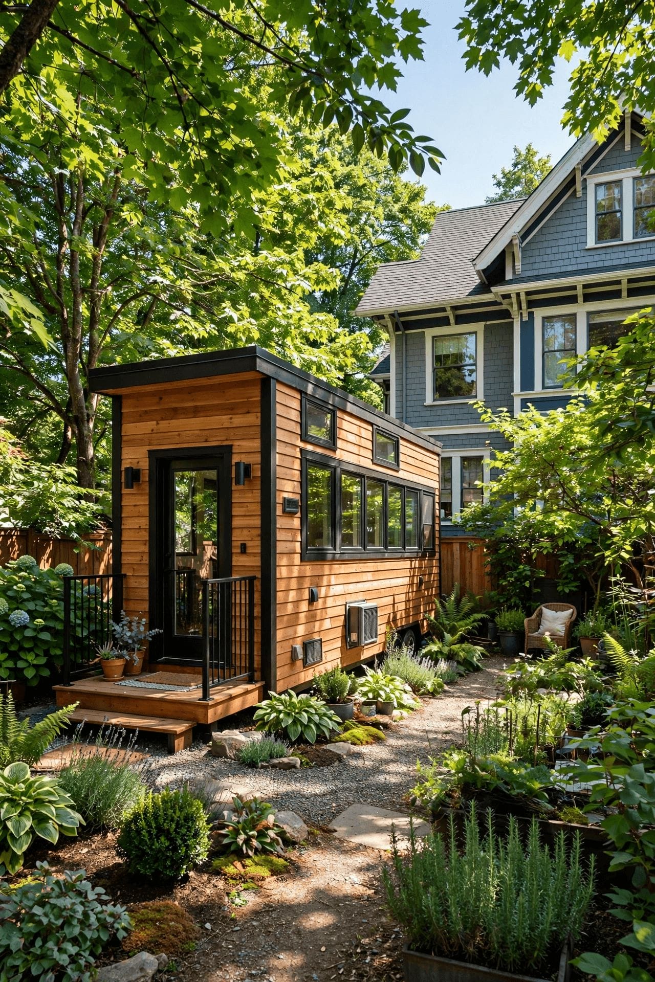 Tiny house laws in Oregon — summary graphic covering Oregon zoning, codes and legal places to live