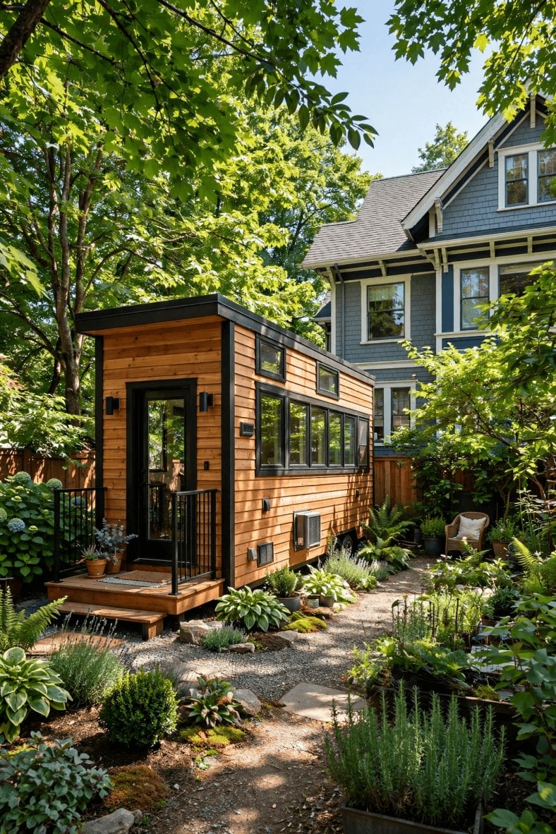 Tiny house laws in Oregon — summary graphic covering Oregon zoning, codes and legal places to live