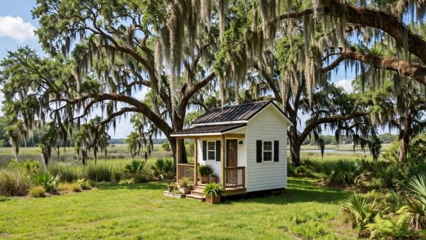 tiny house laws south carolina — a tiny house on a permanent foundation in South Carolina