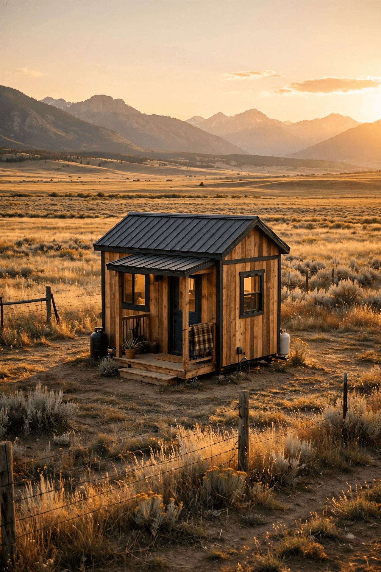 Tiny house laws in Wyoming — pin graphic on wind, snow load and winter design