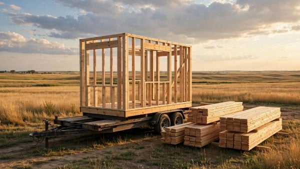 material for building a tiny house in kansas