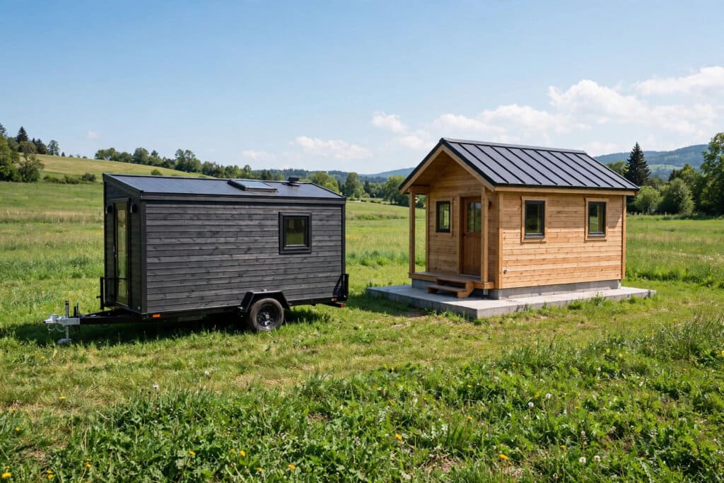 tiny house on wheels vs foundation