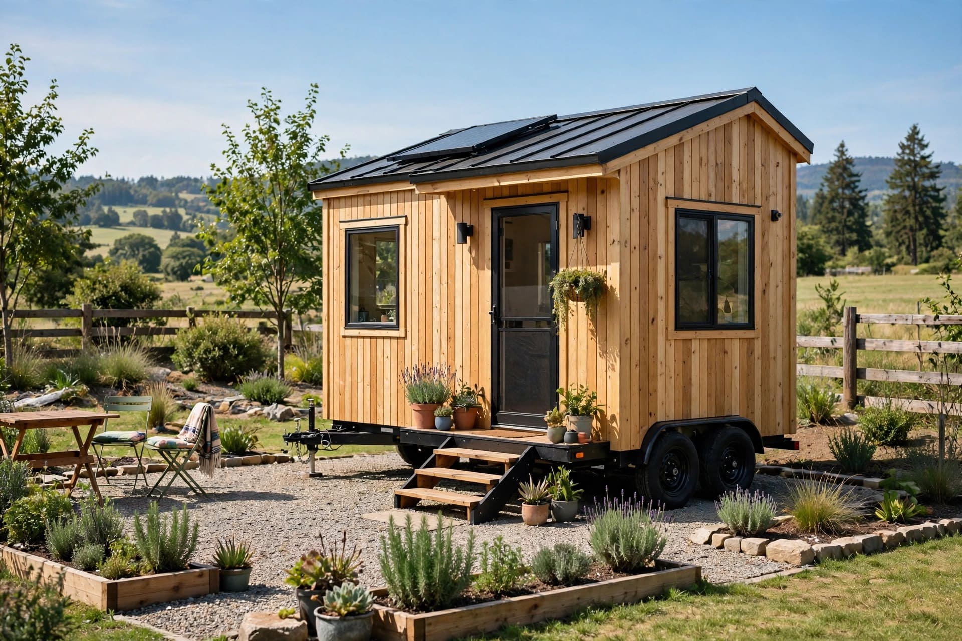 Tiny house sales — featured image of a used tiny house ready for resale viewing
