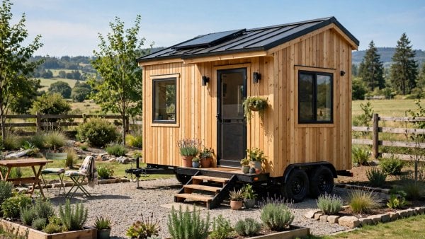 Tiny house sales — featured image of a used tiny house ready for resale viewing