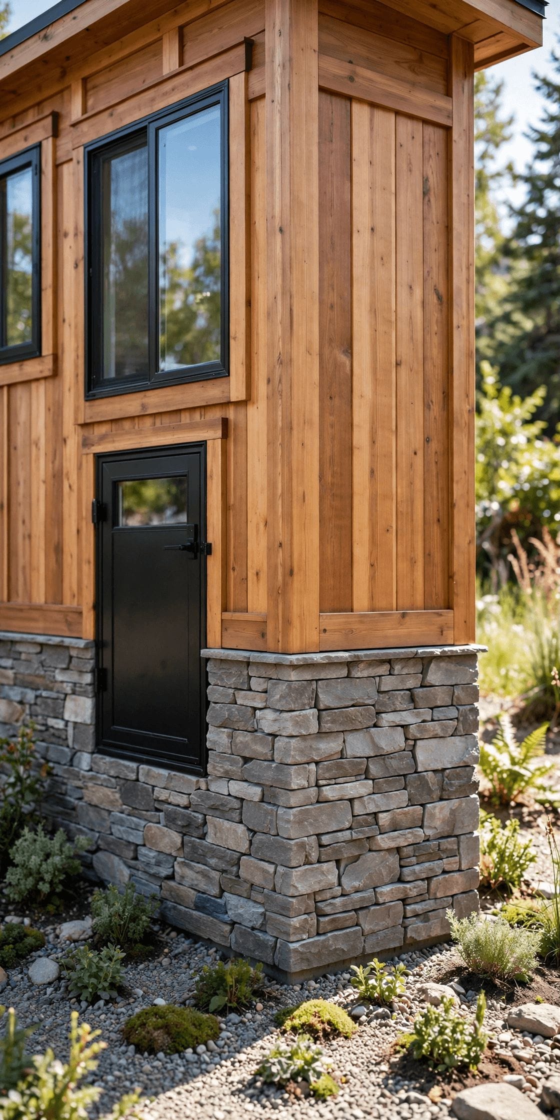 tiny house skirting ideas