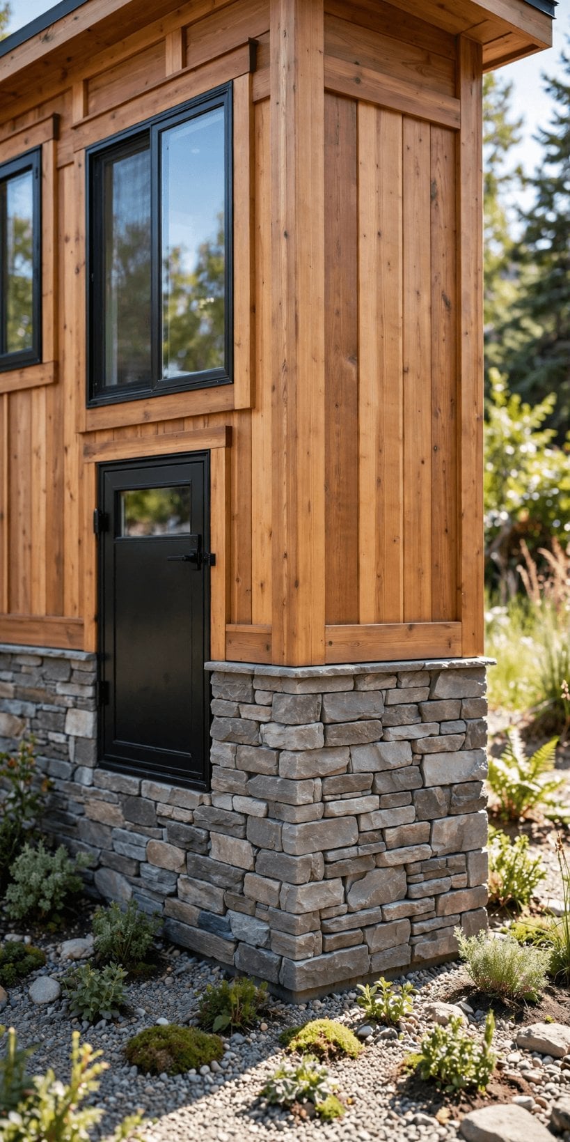 tiny house skirting ideas