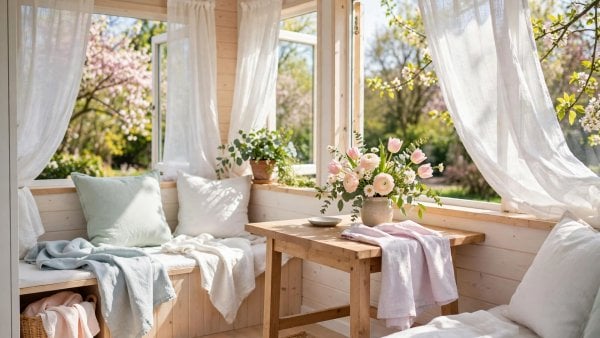 tiny house spring decor