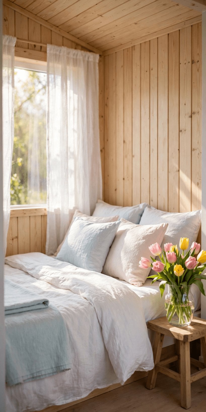 tiny house spring decor