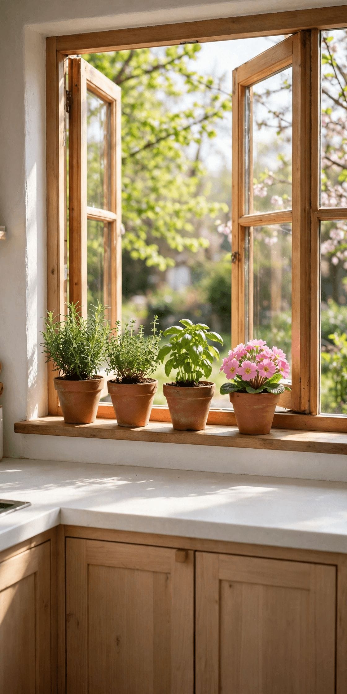 tiny house spring decor