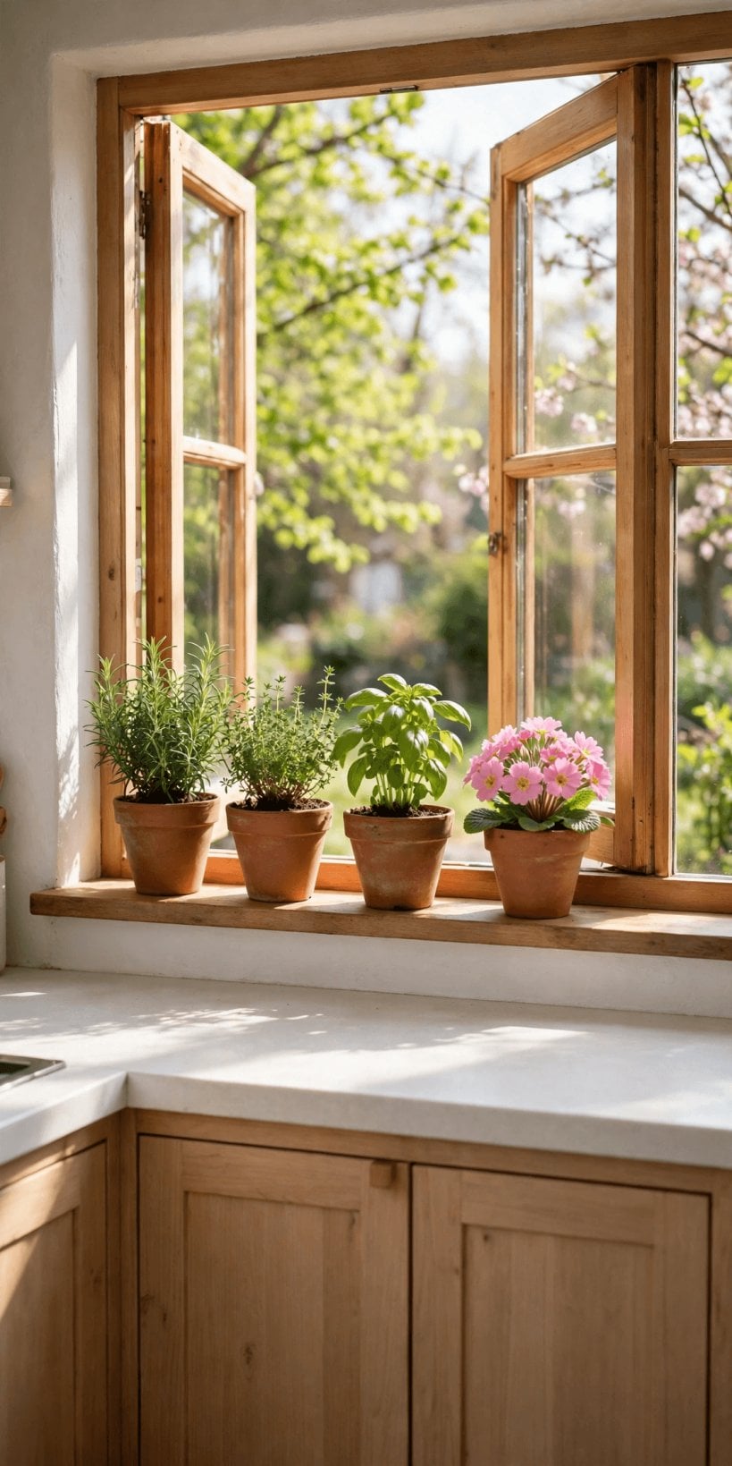 tiny house spring decor