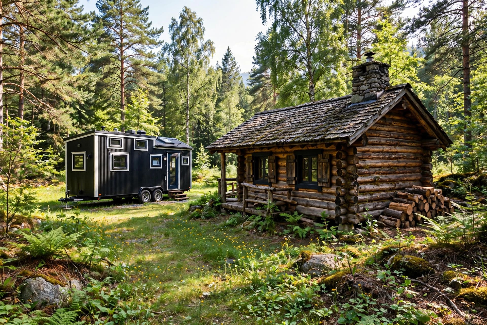 tiny house vs cabin