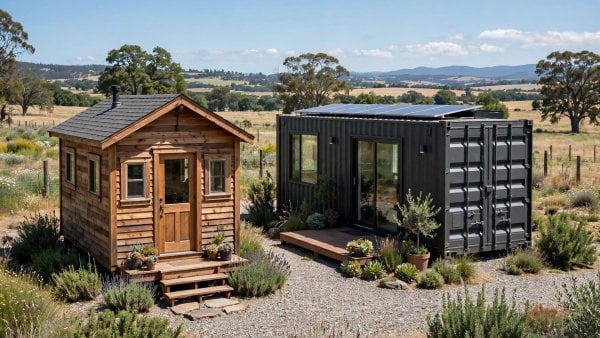 tiny house vs container home
