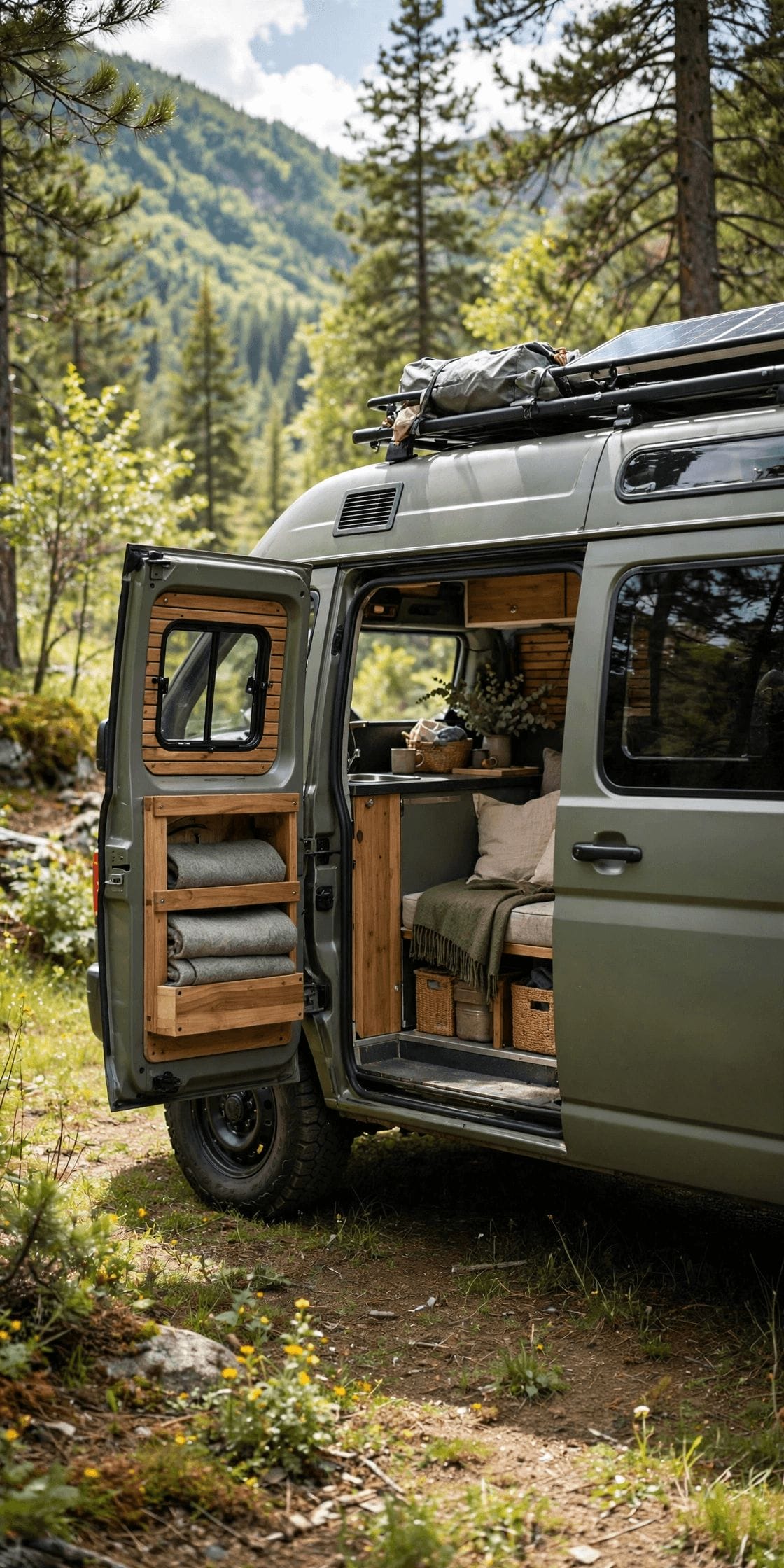 Tiny house vs van life cost — pin graphic on buy-in cost and first-year spending compared