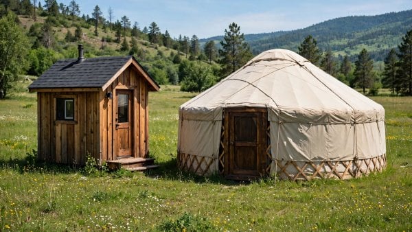 tiny house vs yurt living