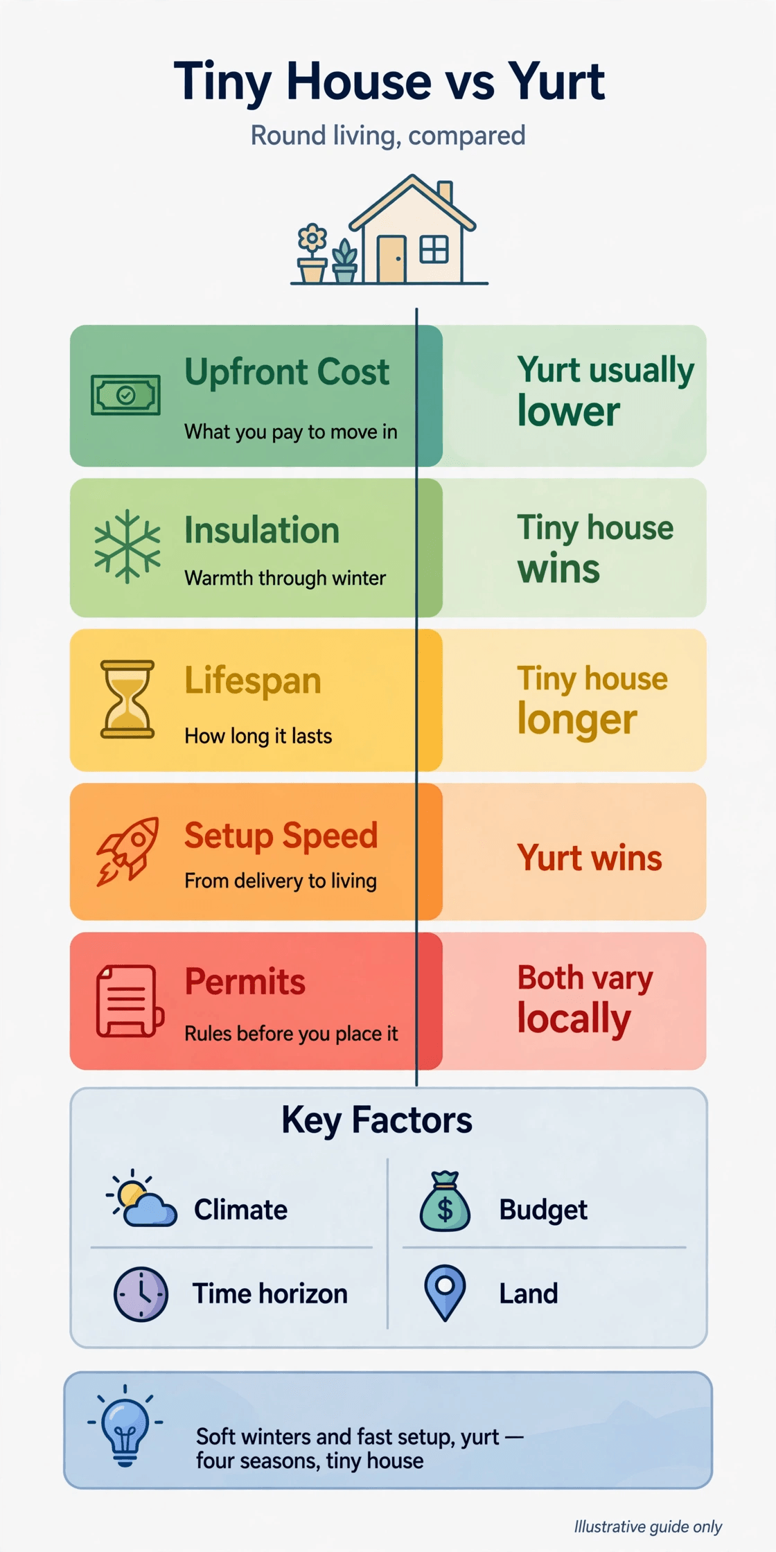 tiny house vs yurt living