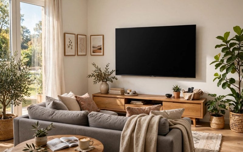 ideal height for tv