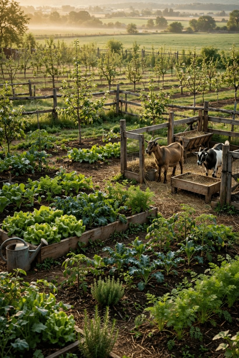 two and a half acre homestead layout