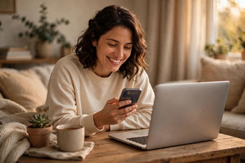 unexpected subscription charge: card controls and subscription list reviewed on a phone at home