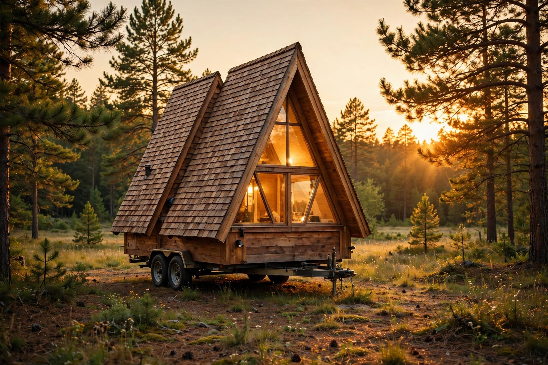 a-frame tiny house floor plans