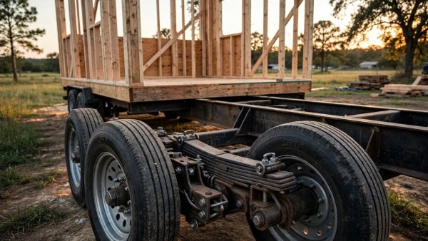 how to choose trailer axles for a tiny house