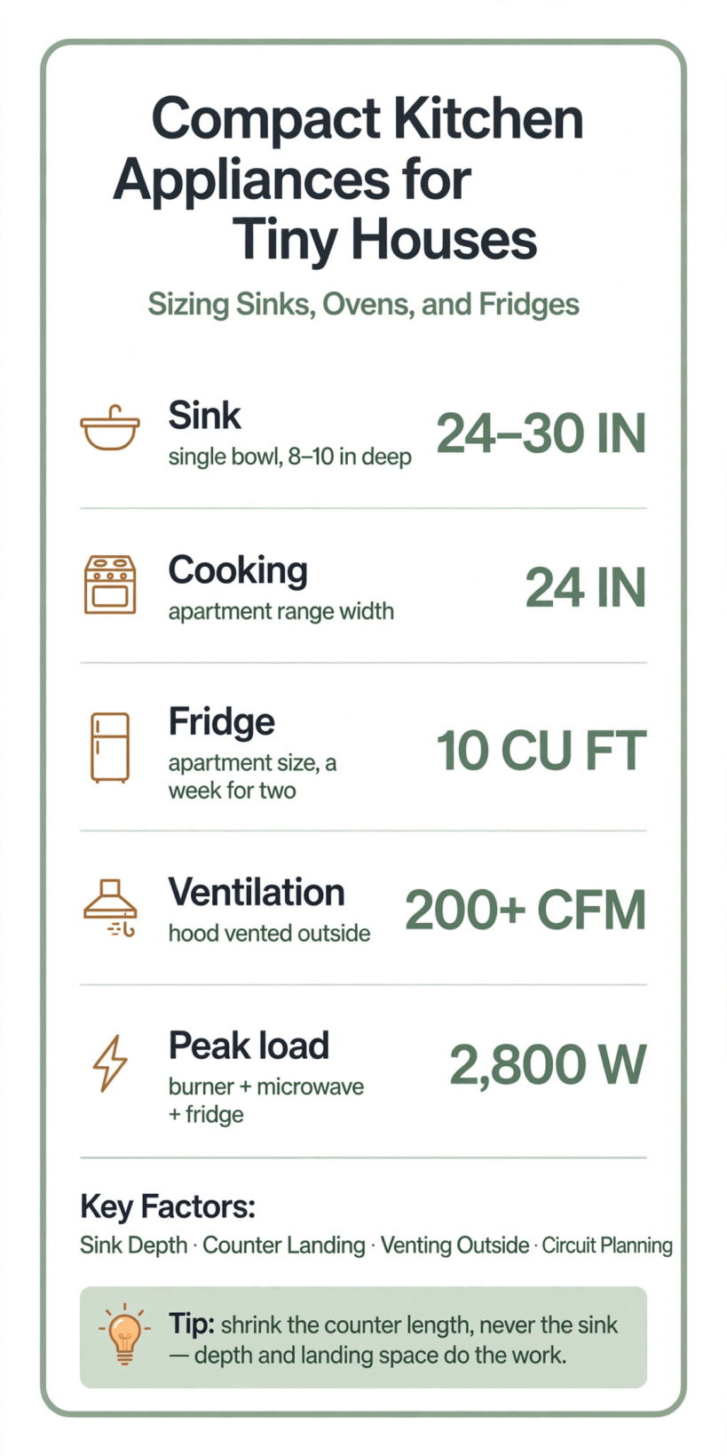 Compact Kitchen Appliances for Tiny Houses