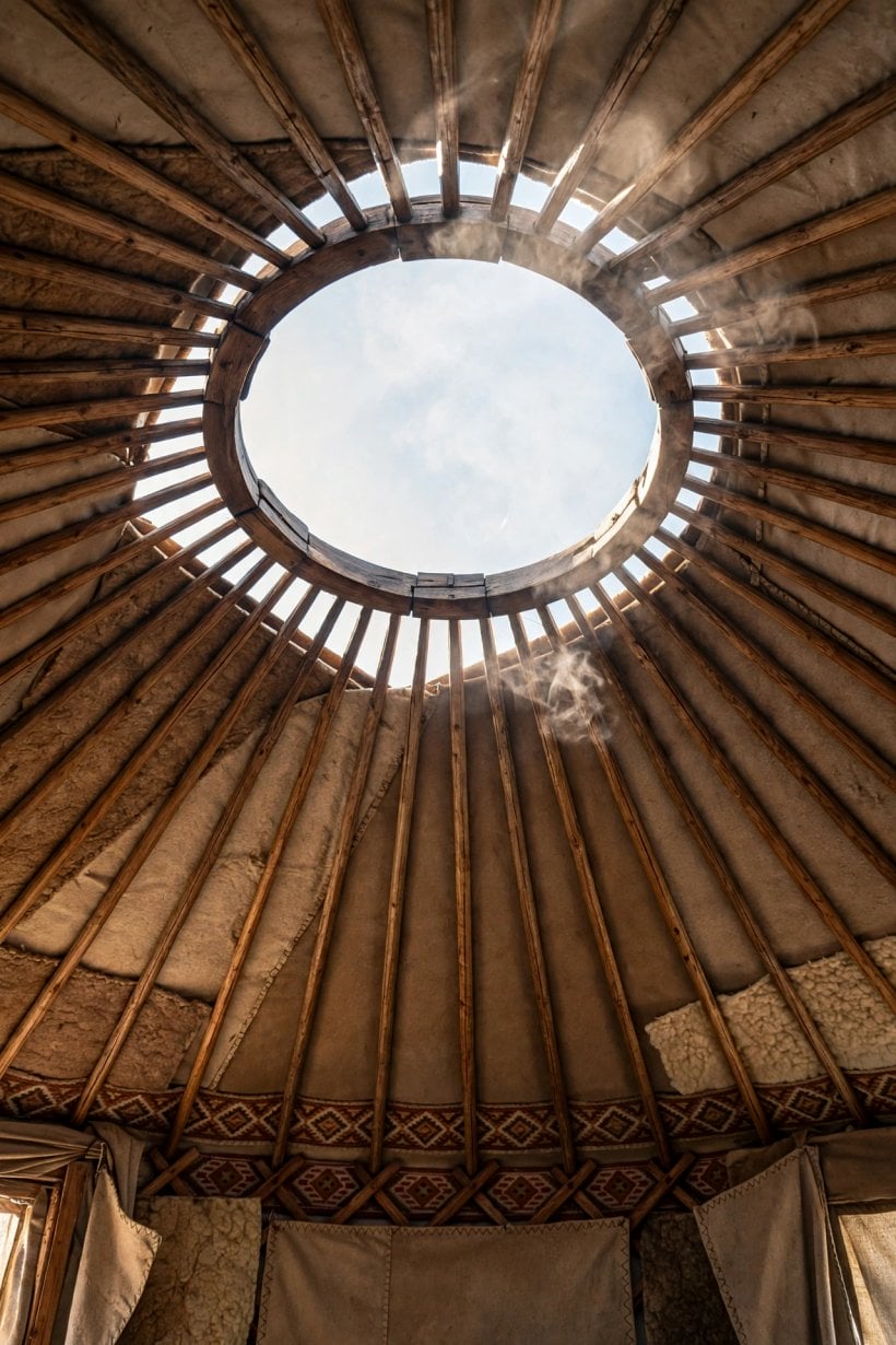 condensation control in yurts