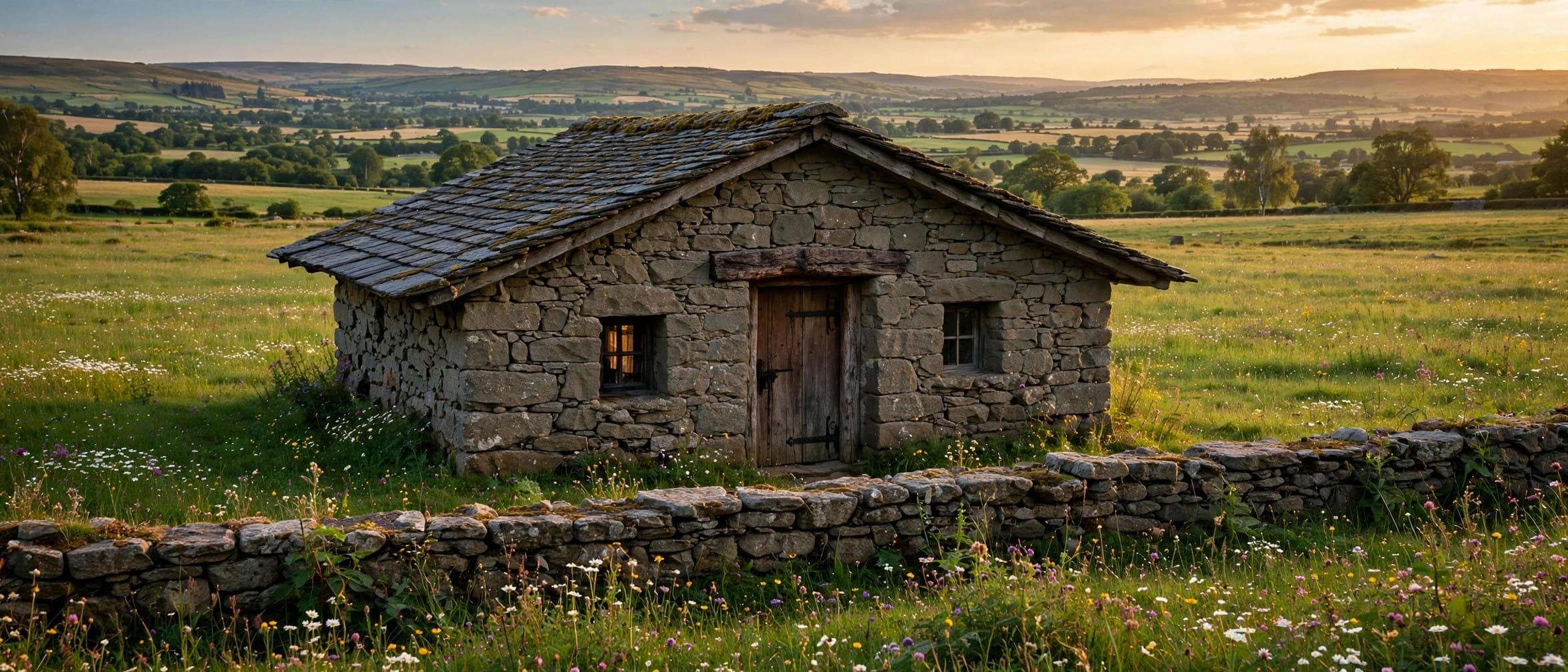 how to construct a tiny stone cottage