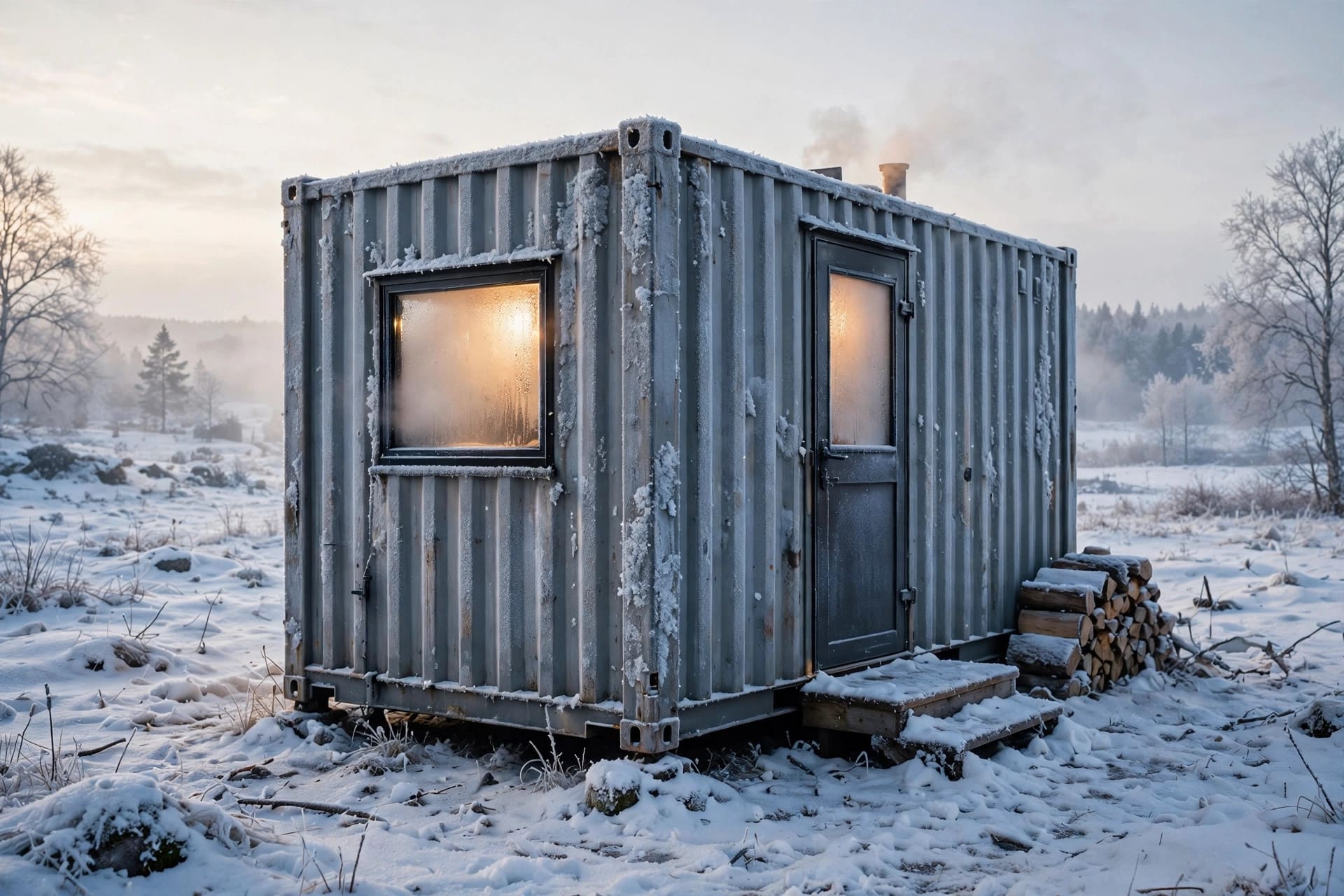 container rain simulator