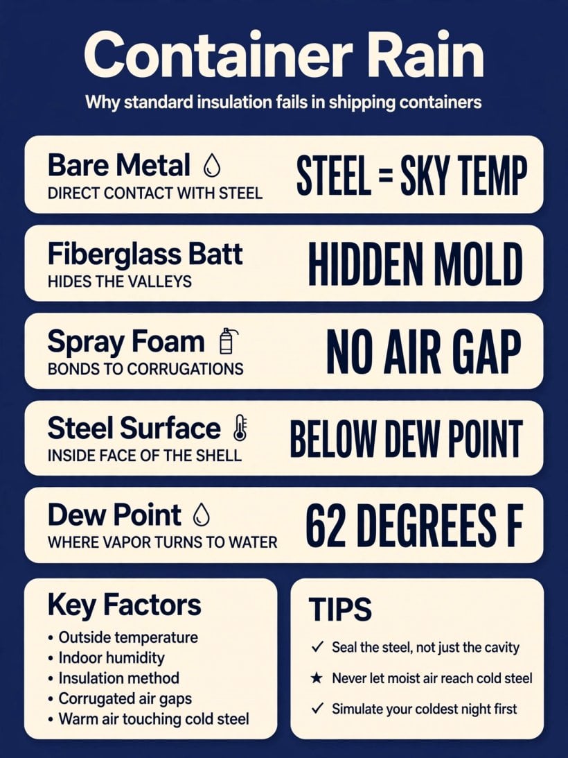 container rain simulator