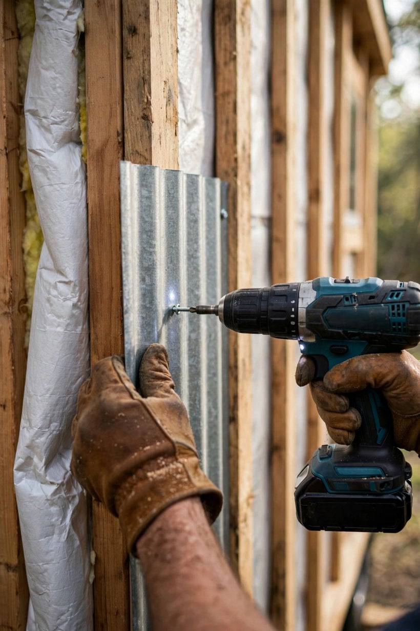 corrugated metal siding