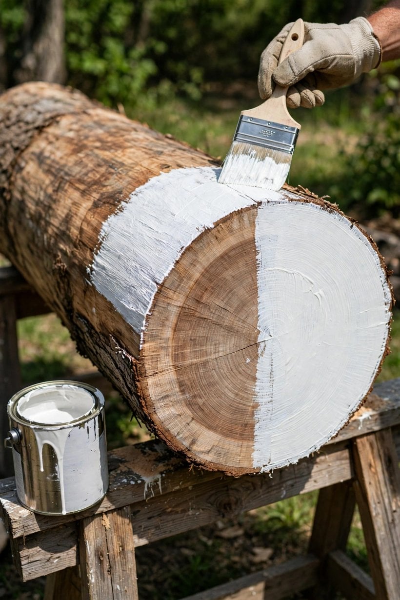 Cure and Dry Wood Logs