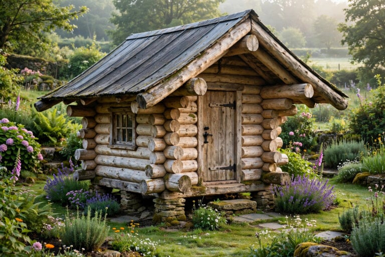 DIY Log Cabins: Building Small Round-Log Sheds and Garden Structures DIY Log Cabins