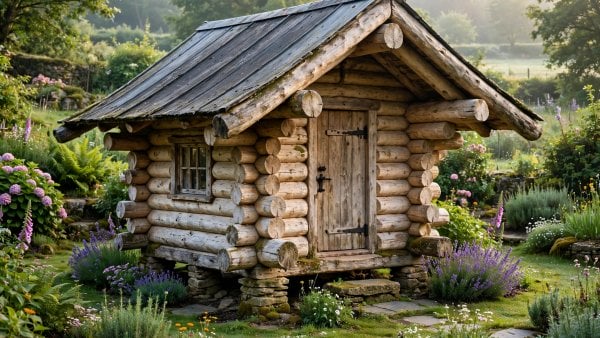 DIY Log Cabins