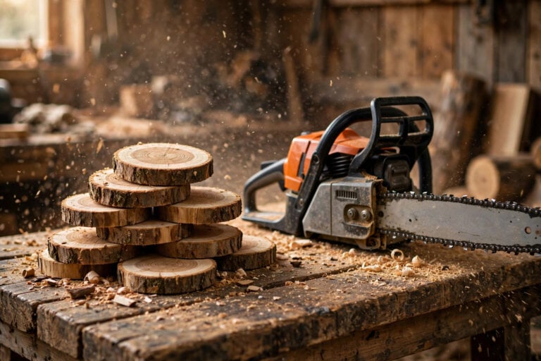 DIY Log Slicing: How to Cut and Finish Wood Cookies Without Cracking DIY Log Slicing