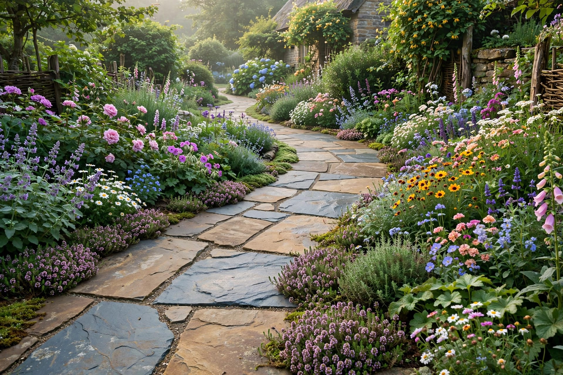 Dry-Stack Stone Path