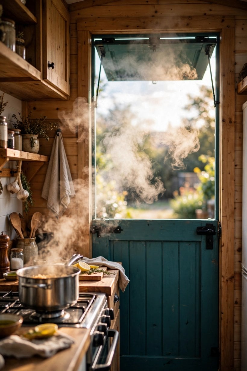 Dutch doors for tiny houses
