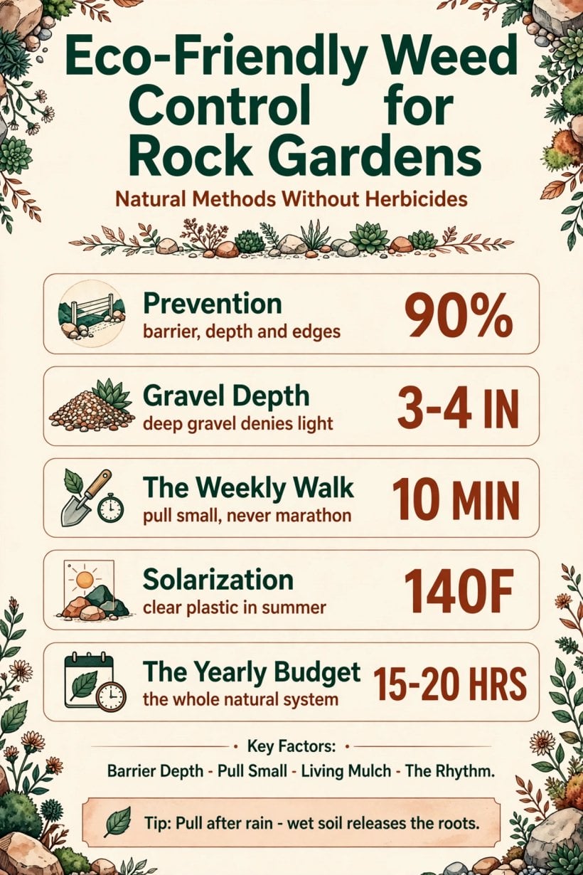 Eco-Friendly Weed Control for Rock Gardens