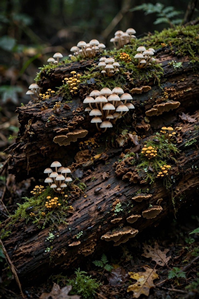 fallen log landscaping