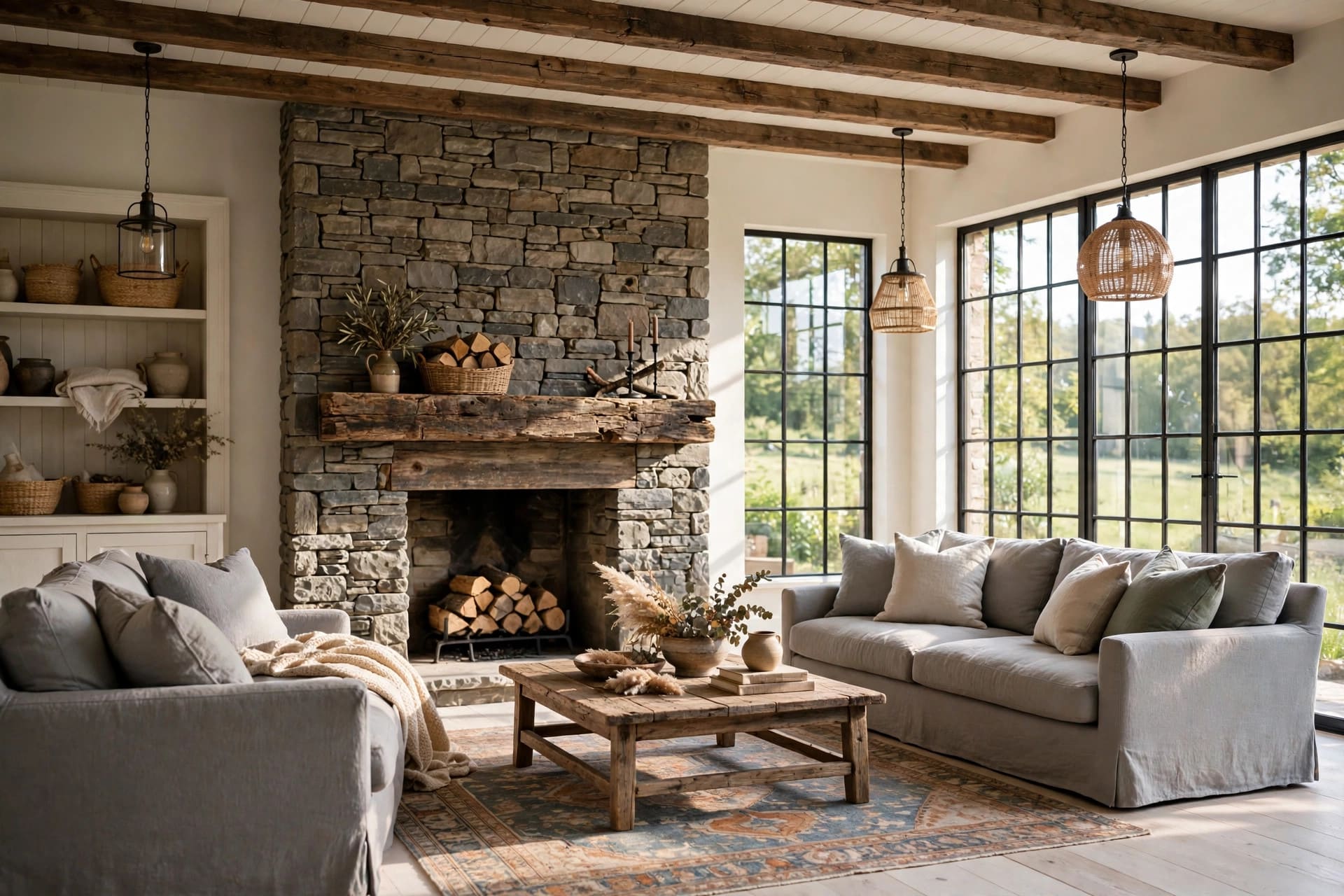 farmhouse living room ideas